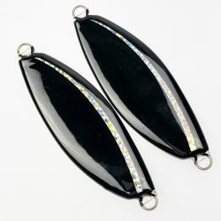 ▽▽ Lures Chemist ルアーズケミスト サーモンスプーン 45g グロー 2枚セット Bランク