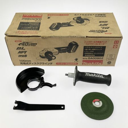  MAKITA マキタ 充電式ディスクグラインダ 40v 100mm GA009GZ