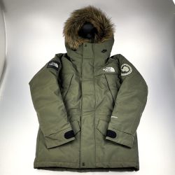 ▽▽ THE NORTH FACE ザノースフェイス アンタークティカパーカ フーデッド ダウンジャケット カーキ ND92032 カーキ Aランク