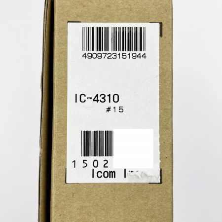  アイコム 特定小電力トランシーバー IC-4310 開封未使用品