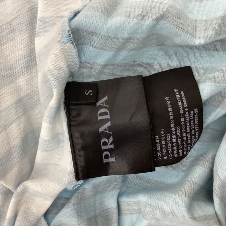 PRADA プラダ メンズ Tシャツ SIZE S スカイブルー