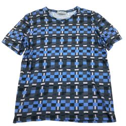 BALENCIAGA バレンシアガ メンズ Tシャツ SIZE S グレー×ブルー Bランク