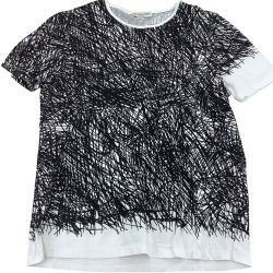 BALENCIAGA バレンシアガ メンズ Tシャツ SIZE XS ブラック×ホワイト Bランク
