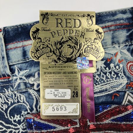  RED PEPPER レッドペッパー レディース デニム 28インチ 5693 未使用品