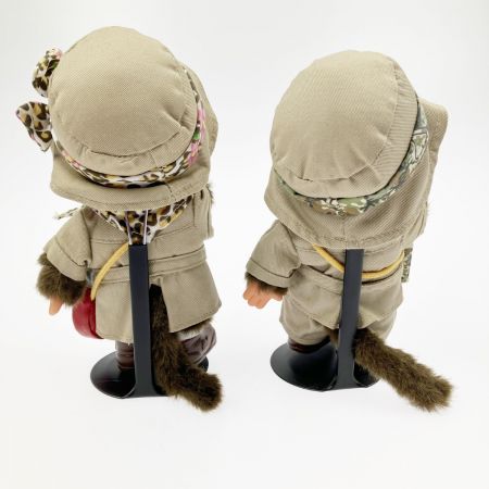 セキグチ モンチッチ ペア ハネムーン 探検家  スタンド付き
