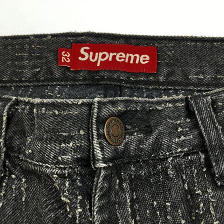  Supreme シュプリーム ニードル パンチ レギュラー デニム 23AW Needle Punch Regular Jean Black ブラック