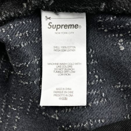  Supreme シュプリーム ニードル パンチ レギュラー デニム 23AW Needle Punch Regular Jean Black ブラック