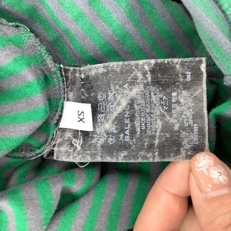 BALENCIAGA バレンシアガ メンズ カットソー SIZE XS グリーン