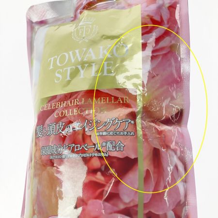   セレブヘア ラメラシャンプー トリートメント 500mL セット 詰め替え用 袋ダメージ有 未開封品