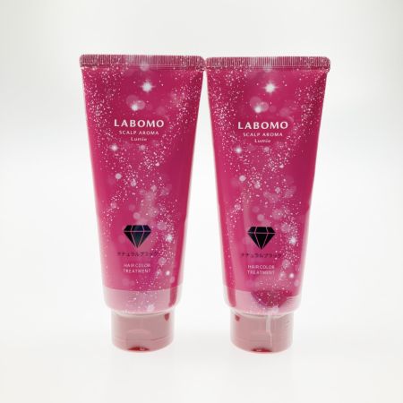  ラボモ スカルプアロマ ヘアカラートリートメント ルミエ ナチュラルブラック 200ｇ 2本セット 未開封品