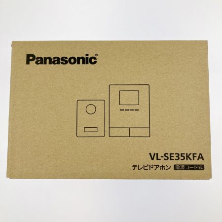  Panasonic パナソニック テレビドアホン 電源コード式 VL-SE35KFA 開封未使用品
