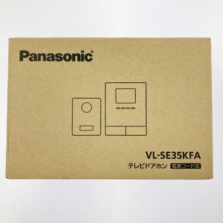  Panasonic パナソニック テレビドアホン 電源コード式 VL-SE35KFA 開封未使用品
