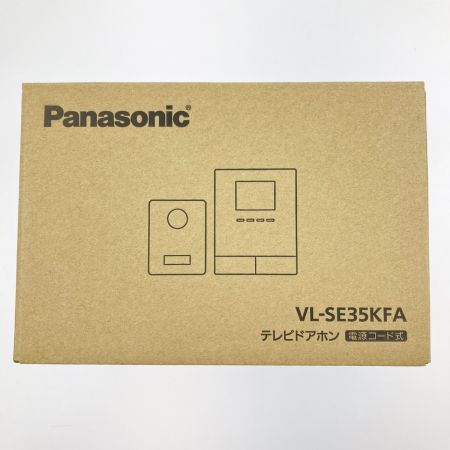  Panasonic パナソニック テレビドアホン 電源コード式 VL-SE35KFA 開封未使用品