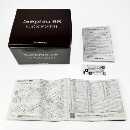  SHIMANO シマノ スピニングリール 22セフィア BB C3000SDH ダブルハンドル 045577