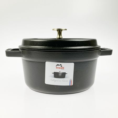  STAUB ストウブ ピコ・ココット ラウンド 40509-487 ブラック 未使用品