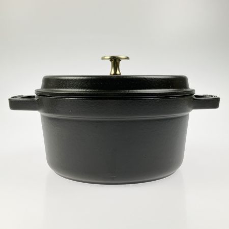  STAUB ストウブ ピコ・ココット ラウンド 40509-487 ブラック 未使用品