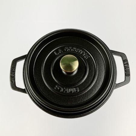  STAUB ストウブ ピコ・ココット ラウンド 40509-487 ブラック 未使用品