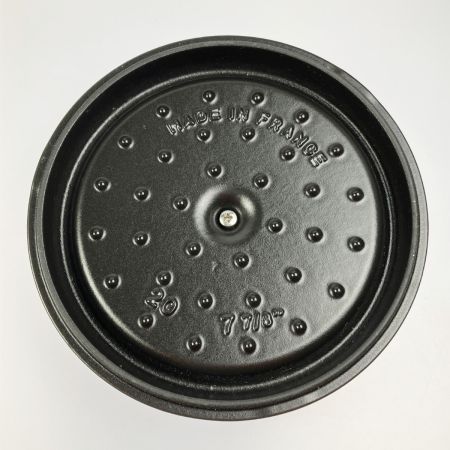  STAUB ストウブ ピコ・ココット ラウンド 40509-487 ブラック 未使用品