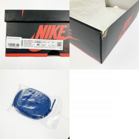  NIKE ナイキ AIR JODAN 1 エアジョーダン 1 レトロハイ OG 575441-041 ブラックxブルー  23.5 開封未使用品