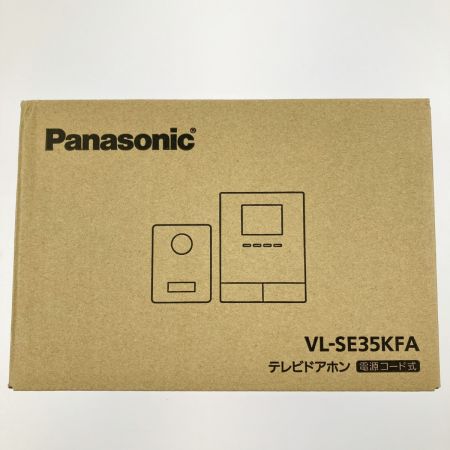  Panasonic パナソニック テレビドアホン 電源コード式 VL-SE35KFA 開封未使用品