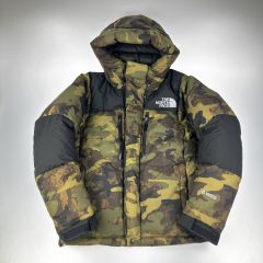 THE NORTH FACE ザノースフェイス ノベルティバルトロライトジャケット カモ ダウンジャケット ND92341 グリーン Cランク