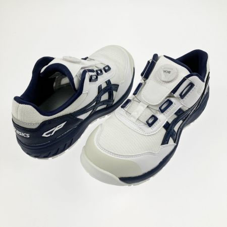  asics アシックス 安全靴 WINJOB CP209 BOA 25.5cm 1271A029-102 ホワイト×ネイビー 開封未使用品