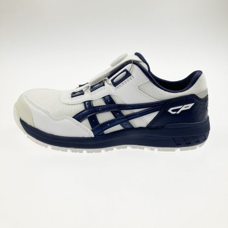  asics アシックス 安全靴 WINJOB CP209 BOA 25.0cm 1271A029-102 ホワイト×ネイビー 開封未使用品