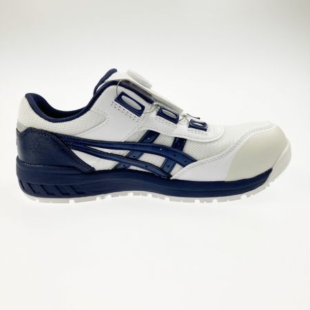  asics アシックス 安全靴 WINJOB CP209 BOA 25.0cm 1271A029-102 ホワイト×ネイビー 開封未使用品