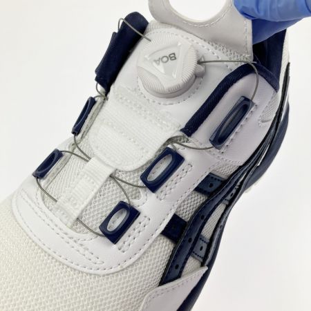  asics アシックス 安全靴 WINJOB CP209 BOA 25.0cm 1271A029-102 ホワイト×ネイビー 開封未使用品