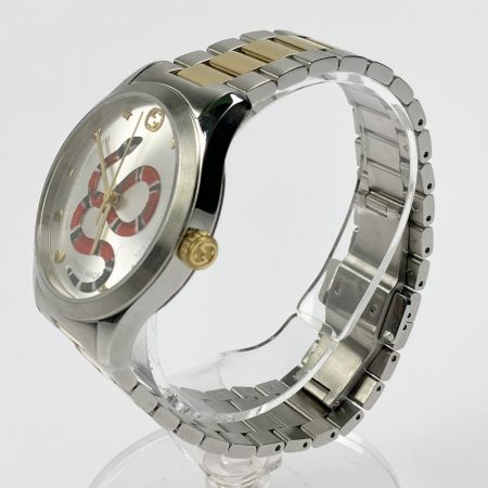  GUCCI グッチ Gタイムレス スネーク クォーツ 126.4