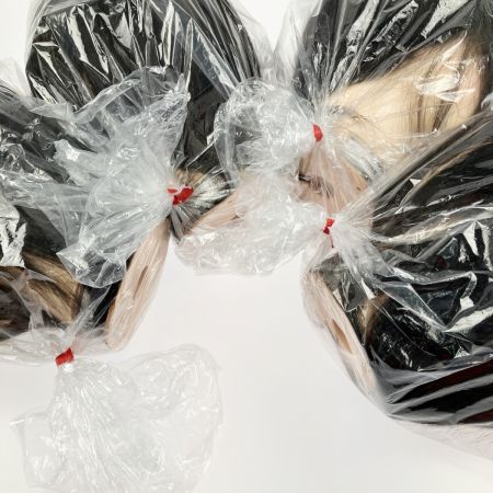   美容師 国家試験 実技試験用 カットウィッグ 24-12-13 4体セット 未使用品