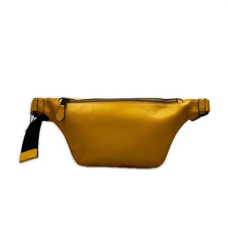  COACH コーチ ヘリテージ ベルト バッグ C1277 イエロー