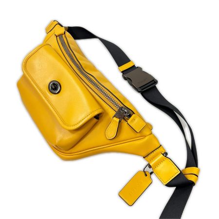  COACH コーチ ヘリテージ ベルト バッグ C1277 イエロー