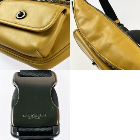  COACH コーチ ヘリテージ ベルト バッグ C1277 イエロー