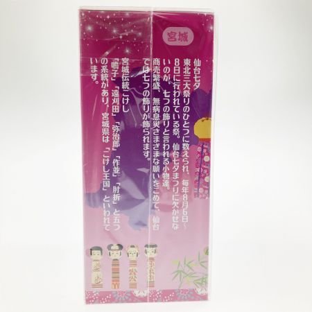   不二家 こけし＆七夕ぺこちゃん人形 がんばろう日本 宮城 仙台 懸賞当選品 非売品 未開封品