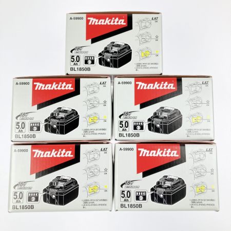  MAKITA マキタ リチウムイオンバッテリ 18V 5.0Ah 5個セット BL1850B