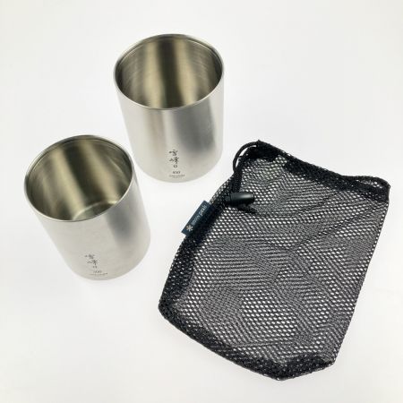  snowpeak スノーピーク スタッキングマグ 真空雪峰 300/450 マット セット