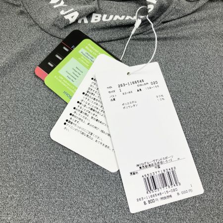  Jack Bunny!! ジャックバニー レディース 長袖 UV アンダーウェア サイズ１ グレー 開封未使用品