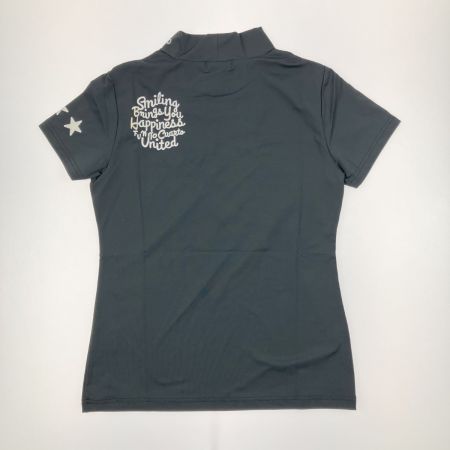  CUARTO UNITED レディース ゴルフウェア 半袖 UVカット M ブラック