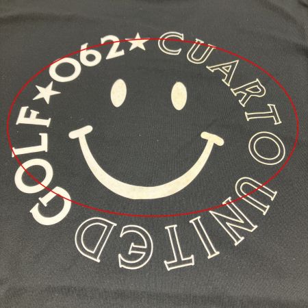  CUARTO UNITED レディース ゴルフウェア 半袖 UVカット M ブラック