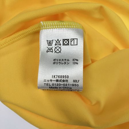  LOUDMOUTH ラウドマウスゴルフ レディース ゴルフウェア アンダーウェア 速乾 UV Mサイズ イエロー