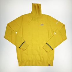 ▽▽ NEW BALANCE ニュー・バランス レディース ゴルフウェア タートルネック ニット 012-8274501 イエロー 開封未使用品 Sランク