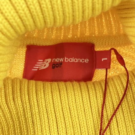  NEW BALANCE ニュー・バランス レディース ゴルフウェア タートルネック ニット 012-8274501 イエロー 開封未使用品