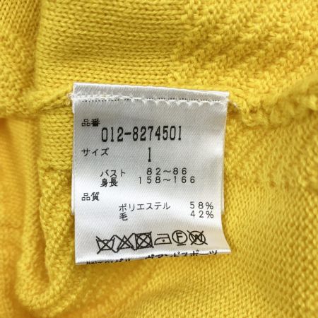  NEW BALANCE ニュー・バランス レディース ゴルフウェア タートルネック ニット 012-8274501 イエロー 開封未使用品