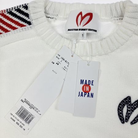  Master Bunny Edition マスターバニーエディション 丸襟 コットンニット サマーニット サイズ１ 開封未使用品