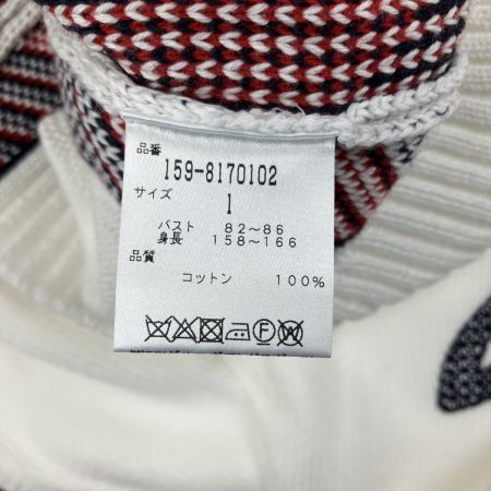  Master Bunny Edition マスターバニーエディション 丸襟 コットンニット サマーニット サイズ１ 開封未使用品