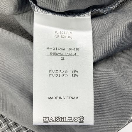   FJ メンズ ゴルフウェア ストレッチシャツ XL グレー 開封未使用品