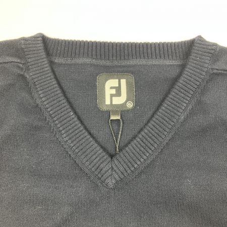   FJ メンズ ゴルフウェア サマーニット ベスト 吸汗速乾 FJ-S21-M02 ネイビー 開封未使用品