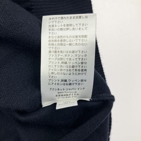   FJ メンズ ゴルフウェア サマーニット ベスト 吸汗速乾 FJ-S21-M02 ネイビー 開封未使用品