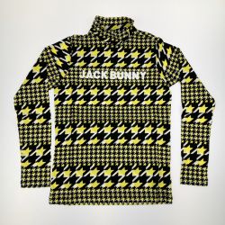 ▽▽ Jack Bunny!! ジャックバニー レディース モックネック 長袖 カットソー  263-1266906 イエロー×ブラック 開封未使用品 Sランク